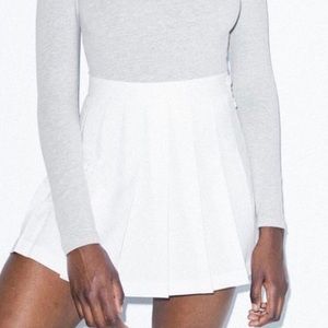 White American Apparel classic TENNIS SKIRT
